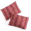 Deny Designs Full/Queen Schatzi Brown Innessa Paisley Berry Duvet Cover and Pillow Sham Pink - 2 of 4