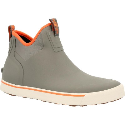 Men's Rocky Dry-Strike Waterproof Gray & Orange Deck Boot
