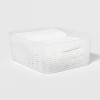 Wave Medium Storage Bin White - Brightroom™