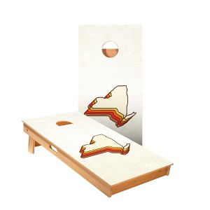 Skips Garage Retro New York Cornhole Boards - ACA Star Series - 1 of 1