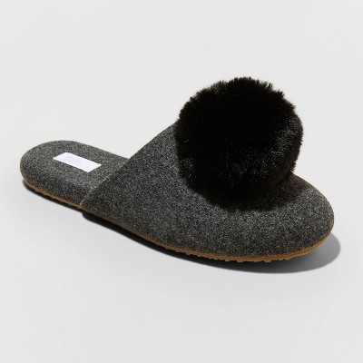 fur slippers target