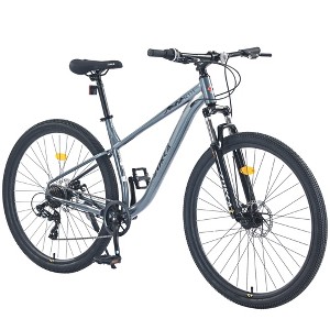 29 Inch 8 Speed Mountain Bike, Front Suspension, Steel Frame, for Men Women Boys and Girls - 1 of 4