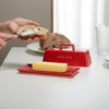 Kook Ceramic Butter Dish with Lid, Kitchen Countertop Butter Keeper - 4 of 4