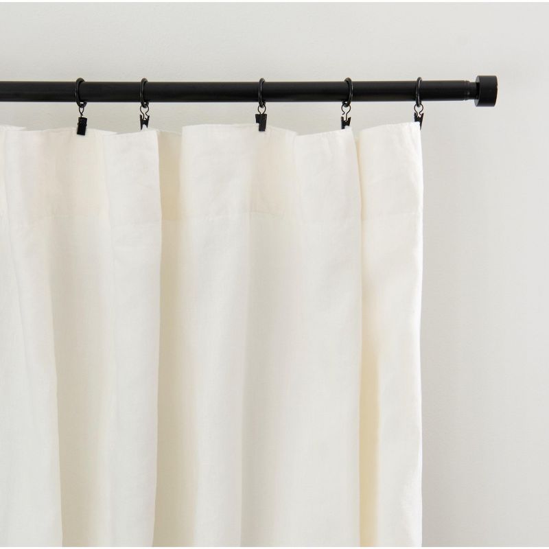 100% French Linen Window Curtain Set | BOKSER HOME, 5 of 9