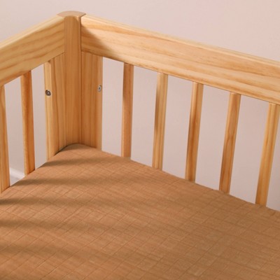 Burnt Sienna Organic Cotton Baby Crib Sheet