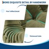 Adult Bean Bag Chairs, Memory Foam Sofas with Suede Upholstery, Comfortable and Cozy Reading Corner Chairs, Living Room Floor Chairs - 4 of 4