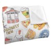 Kids' Gilmore Girls Dragonfly Inn And Lukes Silky Touch Blanket White 36X58 - 3 of 4