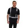Canada Weather Gear Men’s High Visibility Safety Tee – Reflective Short Sleeve Work Shirt – Lightweight & Breathable - 3 of 4