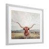 Stupell Industries Longhorn Portrait Open Meadow Framed Print Under Glass Art - 2 of 4
