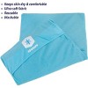 ICEWRAPS | Reusable and Washable Soft Fabric Cover for Cold Pack | Fabric Cold Compress Sleeve | Blue Fabric Cover Only - 2 of 4