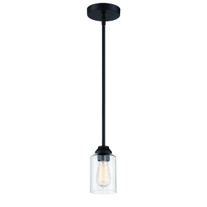 Craftmade Lighting Chicago 1 - Light Pendant in  Flat Black - 1 of 1