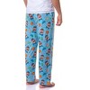 Mr. Potato Head Men's Dress Up Tossed Print Sleep Pajama Pants Blue - 4 of 4
