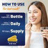 NAC Supplement N-Acetyl-L-Cysteine (NAC) with Milk Thistle Extract - 120 Veg Capsules - 3 of 4