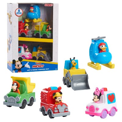 Mickey Mouse Let's Work Vehicles 5pk