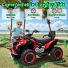 JOYRACER 24V 7Ah Kids Ride-On ATV Quad with Bluetooth, Music, USB & MP3 Port, Electric 4-Wheeler Toys Cars for Outdoor Adventure - 2 of 4