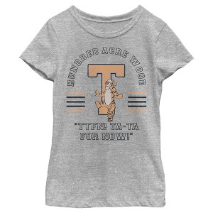 Girl's Winnie the Pooh Collegiate Tigger T-Shirt - 1 of 4
