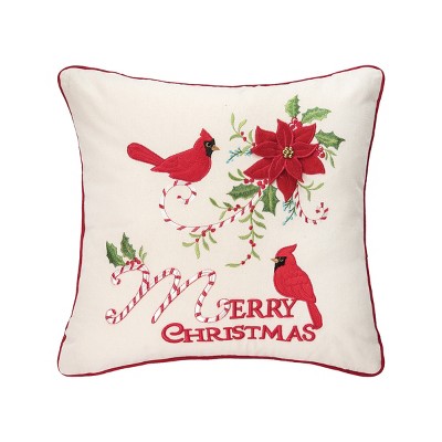 C&F Home Cardinal Cane 16" x 16" Embroidered Throw Pillow