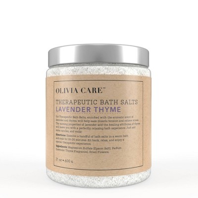 Olivia Care Bath Salt - Lavender Thyme - 21oz