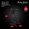 Body Solid Fitness Vertical Knee Raise Dip Exercise Workout Station with Robust Steel Frame for Abdominal and Core Strength Training, Black - 2 of 4