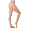 Capezio Ultra Soft Self Knit Waistband Transition Tight - Girls & Toddler - 2 of 4