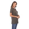Women's Crisscross Neck Short Sleeve Top - White Mark - 2 of 4