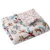 Holly Holiday Quilted Throw Blue - Levtex Home - 2 of 3