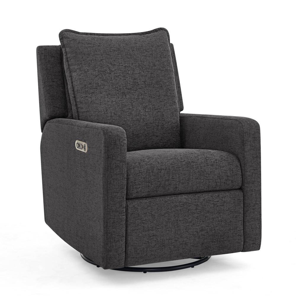 Photos - Coffee Table babyGap by Delta Children Harlowe Power Recliner with USB/C Charging - Charcoal