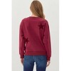 Women's Chenille Stars Sweatshirt - Jodifl - 2 of 4