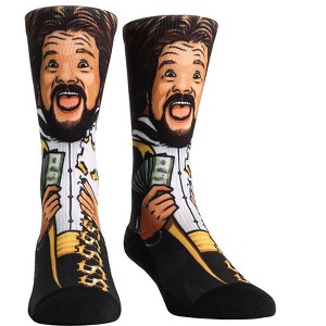 Rock Em Elite Million Dollar Man Ted Debiase Licensed WWE Crew Socks L/XL - 1 of 1