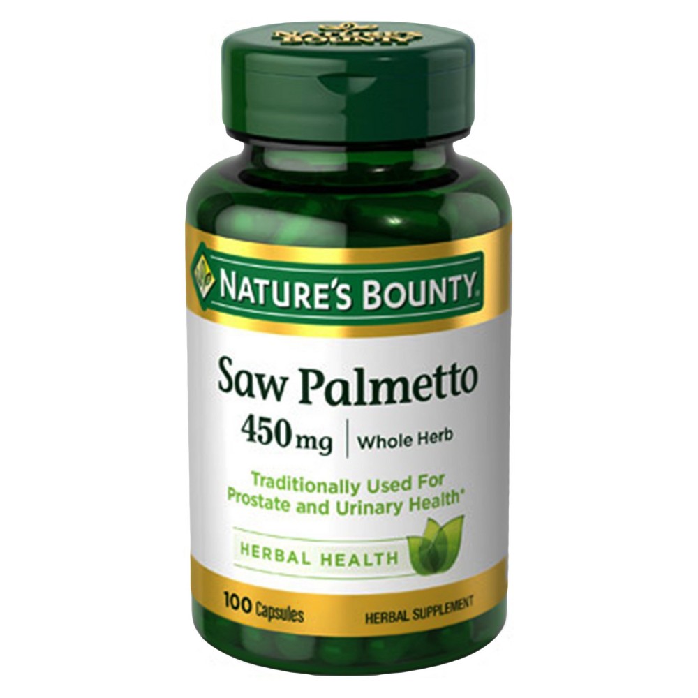 UPC 074312441912 product image for Nature's Bounty Saw Palmetto 450 mg Capsules - 100 Count | upcitemdb.com