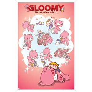 Trends International Gloomy Bear - Dreaming Framed Wall Poster Prints - 1 of 4