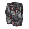 Burnside Men's Swimwear Quick Dry 5" Inseam Swimsuit | Moss Palm Leaves X-Large - 3 of 4