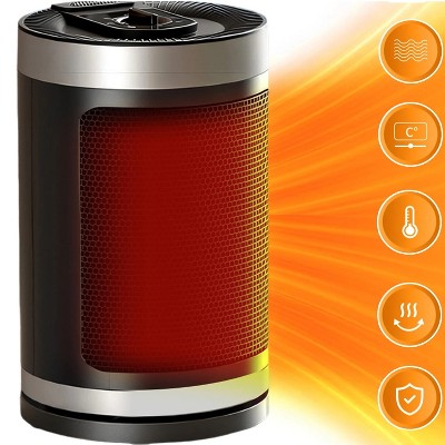 Musment Portable Space Heater, 1500W Electric Heater PTC Ceramic Fast Safety Heat