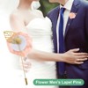 Unique Bargains Ribbon Alloy Outdoor Irregular Flower Lapel Pin 24 Pcs - 4 of 4