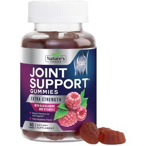 Joint Support Gummies Extra Strength Glucosamine Gummy Supplement with Vitamin E - Naturally Assists Cartilage & Joint Health - 60 Gummies - 1 of 4