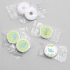 Big Dot of Happiness Baby Boy Dinosaur - Baby Shower Round Candy Sticker Favors - Labels Fits Chocolate Candy (1 sheet of 108) - image 3 of 4