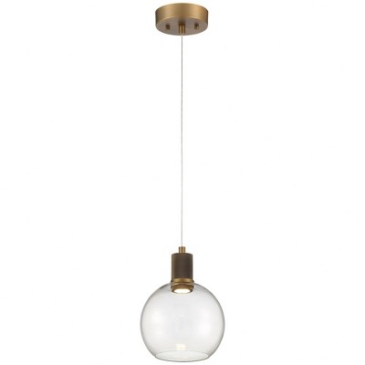 Access Lighting Port Nine 1 - Light Pendant in  Antique Brushed Brass