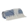 Parkland Collection,Transitional Stripes Blue Rectangle 50" X 60" Throw - 2 of 4
