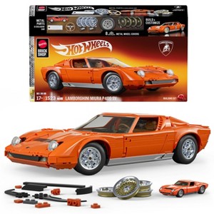 ウエッサイチカーノセット！ Mattel Brick Shop Hot Wheels '71 Lamborghini Miura P400 SV