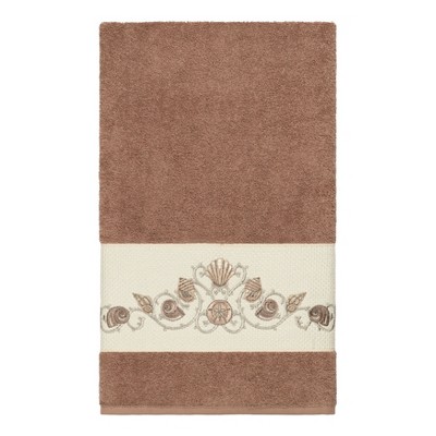 Linum Home Textiles 100% Turkish Cotton BELLA Embellished Towel Set