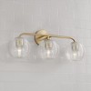 Capital Lighting Dolan 3 - Light Vanity in  Matte Brass - 3 of 4