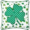 The Lakeside Collection St. Patrick's Day Embroidered Decorative Pillow - 3 of 4