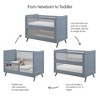 BreathableBaby Breathable Mesh 3-in-1 Convertible Crib, Steel Gray, Greenguard Gold Certified - 4 of 4