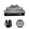 Unique Bargains Halloween Spider Web Style Hair Clips Black White 1 Pc - 3 of 3
