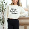 Simply Sage Market Women's I Don't Need A Valentine Long Sleeve Garment Dyed Tee - 2 of 4
