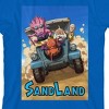 Sand Land Desert Jeep Ride Boy's Royal Blue Crew Neck Short Sleeve T-shirt - 2 of 4
