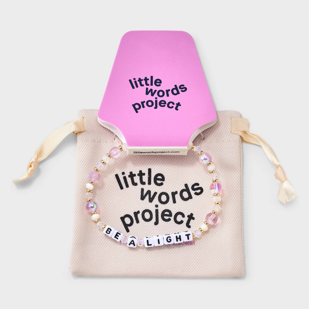 Little Words Project Be A Light Beaded Bracelet - S/M