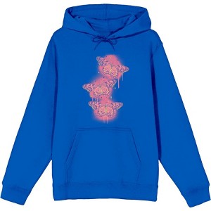 Spray Paint Butterfly Adult Long Sleeve Hoodie - 1 of 2