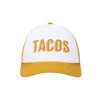 Tacos White & Mustard Foam Trucker Hat - image 2 of 4