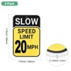 Unique Bargains Aluminum Weather Resistant Waterproof Rust Free Traffic Signs 2 Pcs - 2 of 4